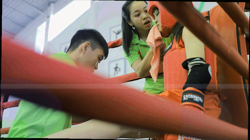 视频集锦播放器示意，比赛画面模糊处理